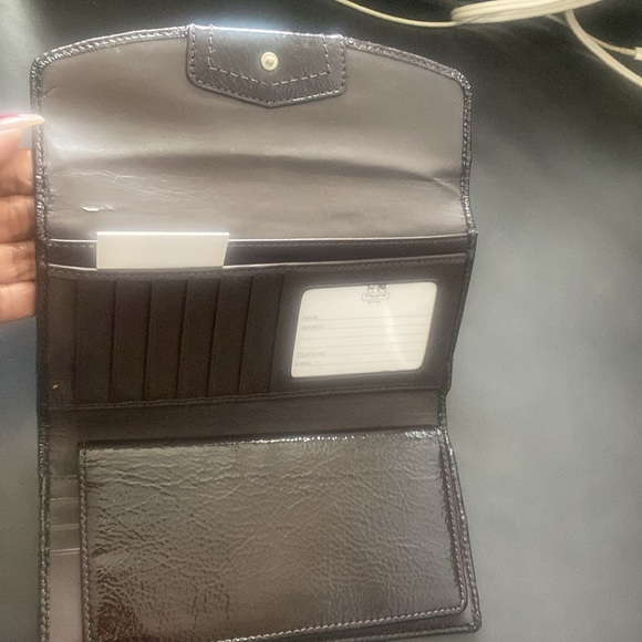 Coach ladies wallet with credit card holders and Check insert - Picture 4 of 6